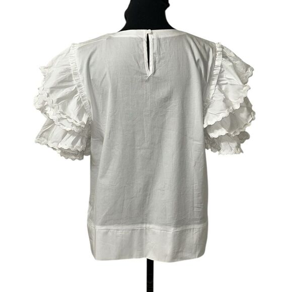 Harshman Green Cotton Top(Size Large) - Picture 3 of 6